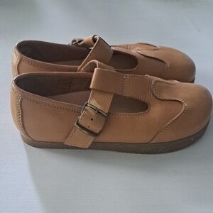 Kalso Earth Original Wellness Faroe Lotus Leather Natural Mary Jane